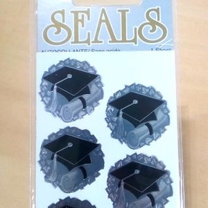 5/$15 Seals Graduation Cap & Diploma 12
